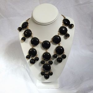 Black bubble necklace - 26” to 29”